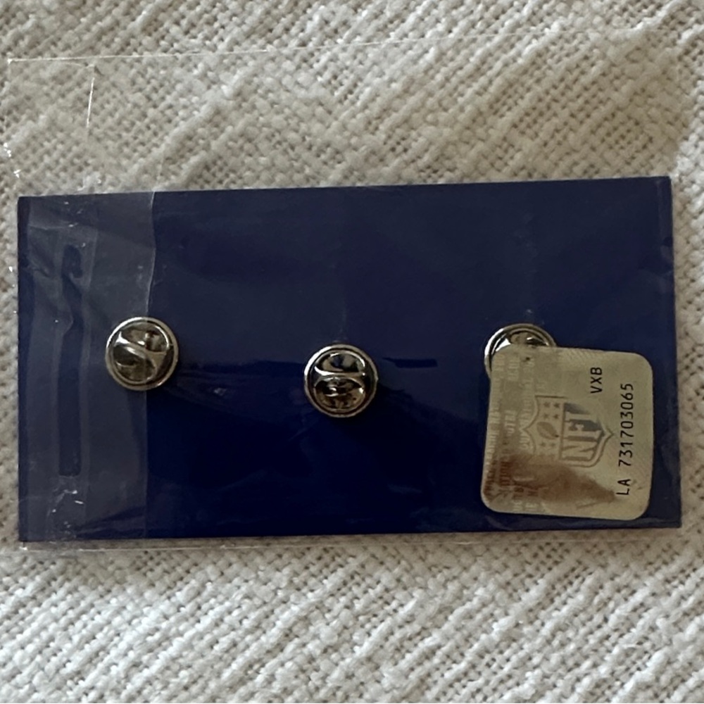 NFL Rams Silver Logo Season Member Pin Set - Picture 2 of 3